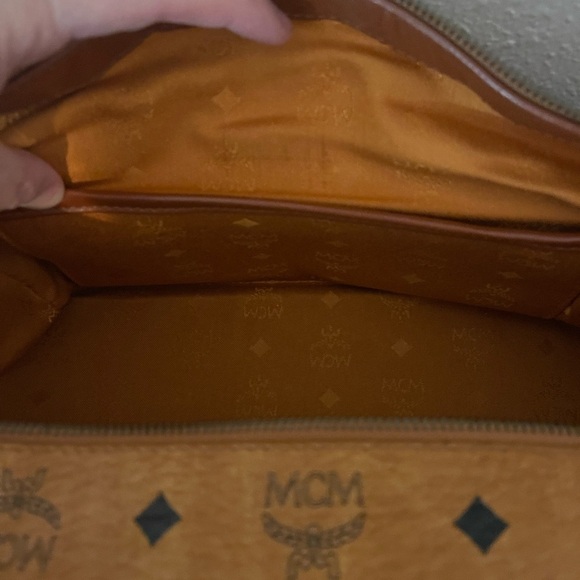 MCM Cognac Visetos Satchel - Picture 6 of 8